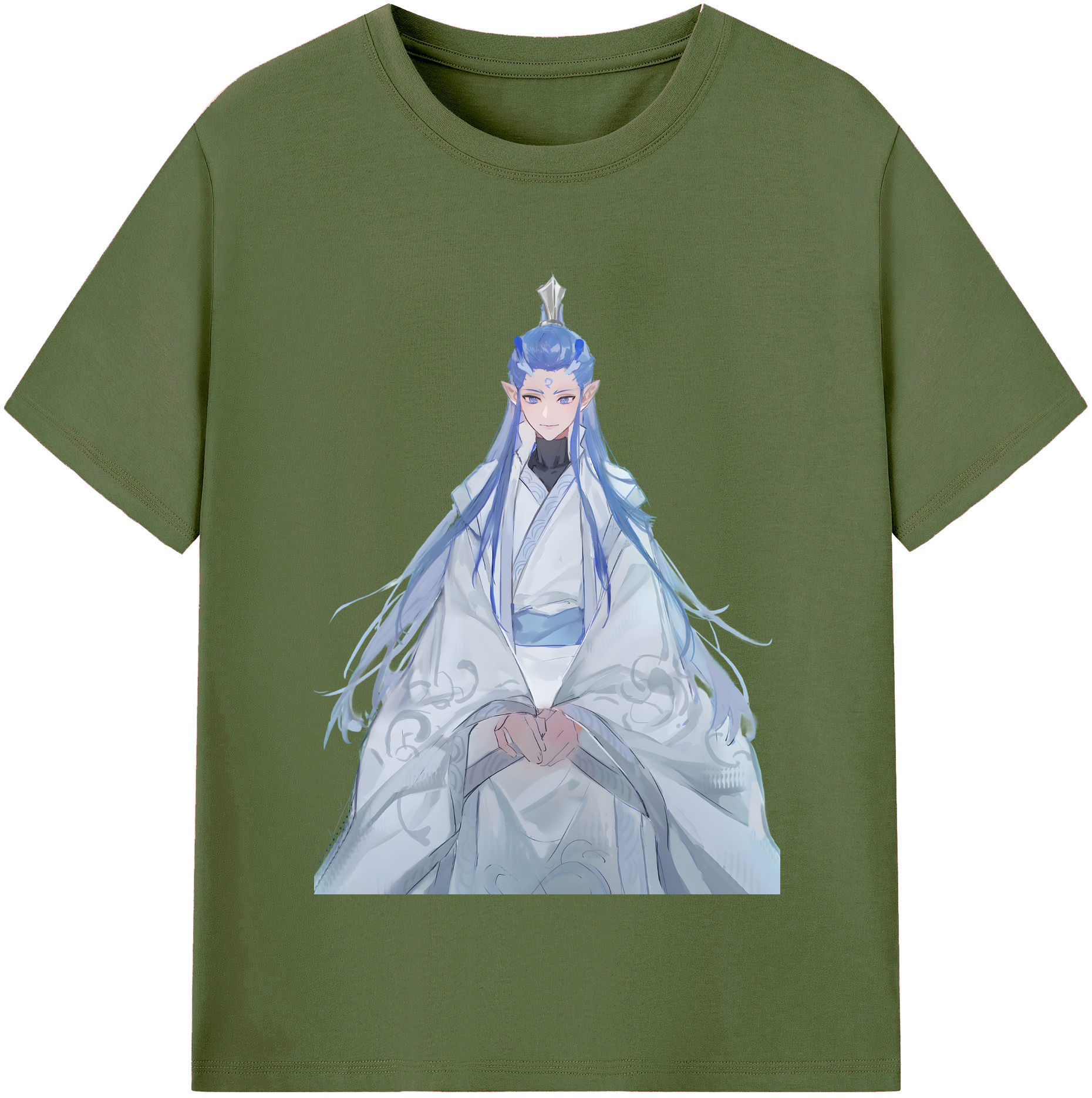 （画像用） Ne Zha 2 ナタ 魔童の大暴れ 綿100％半袖Tシャツ（フロントプリント）